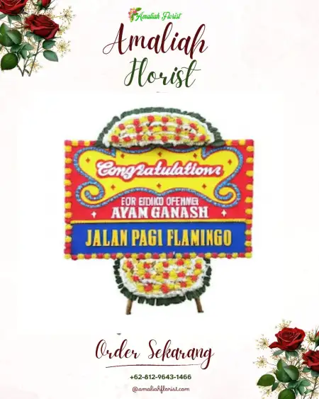 Sewa Papan Bunga Bonglai Tengah